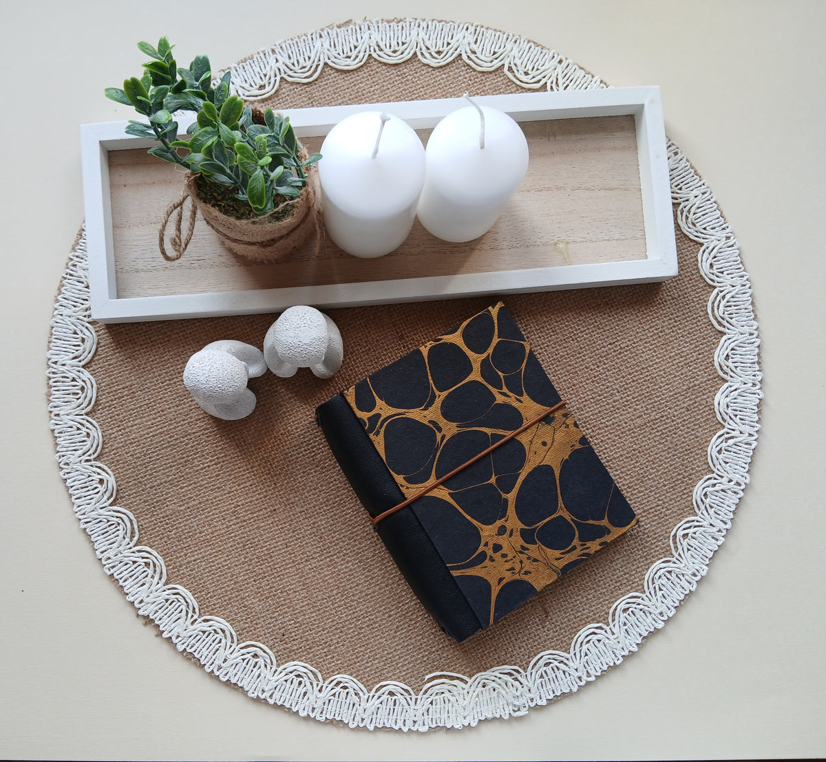 Midori passport de papel artesanal