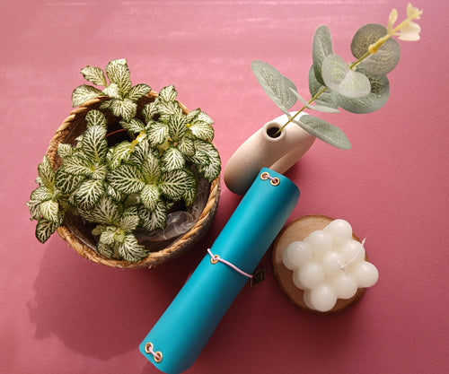 Midori de piel azul
